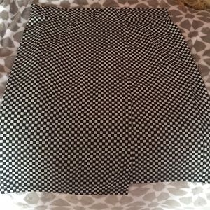 Lily by Firmiana skirt. Black and white checkered